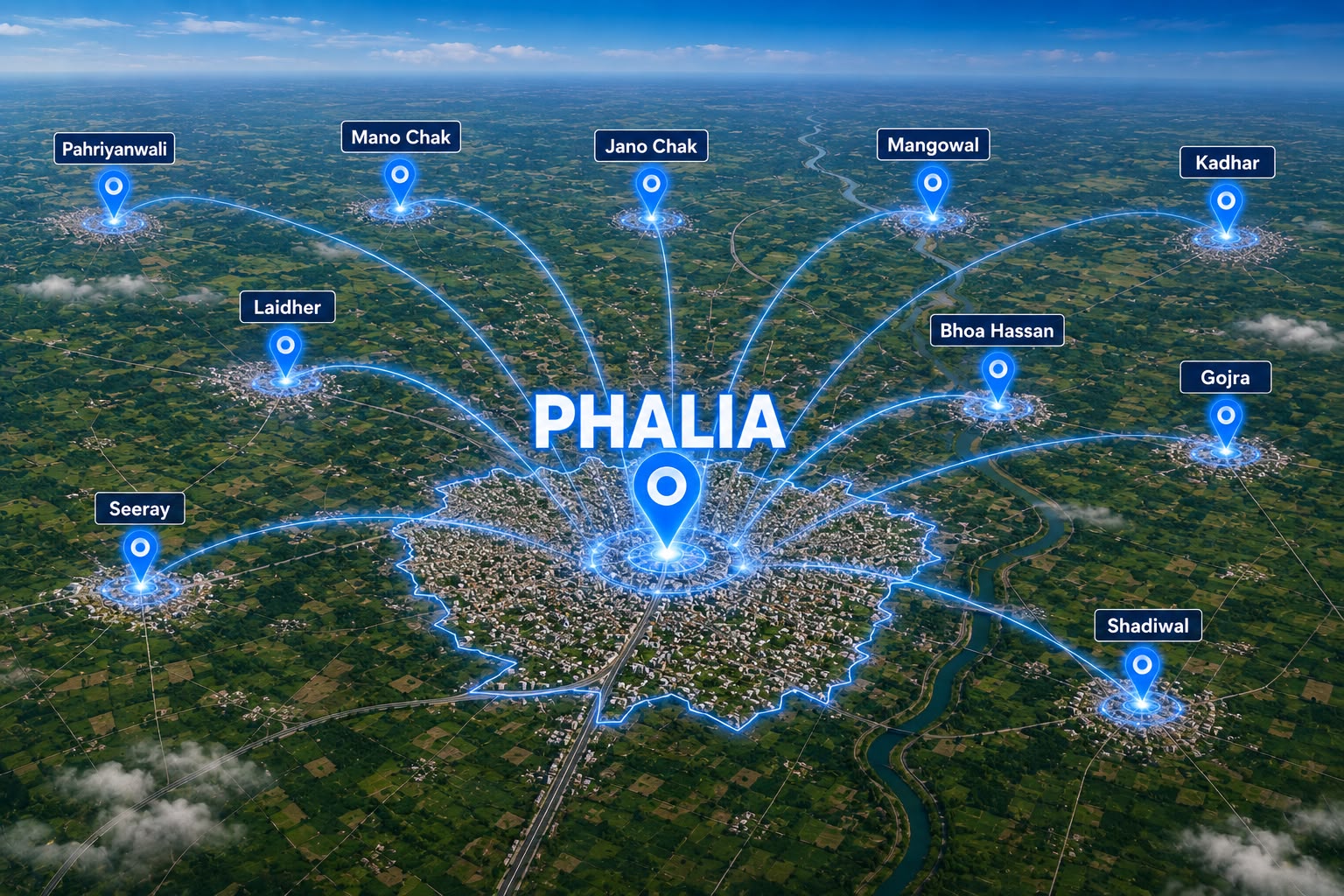 NetGate Telecom coverage in Phalia and surrounding areas