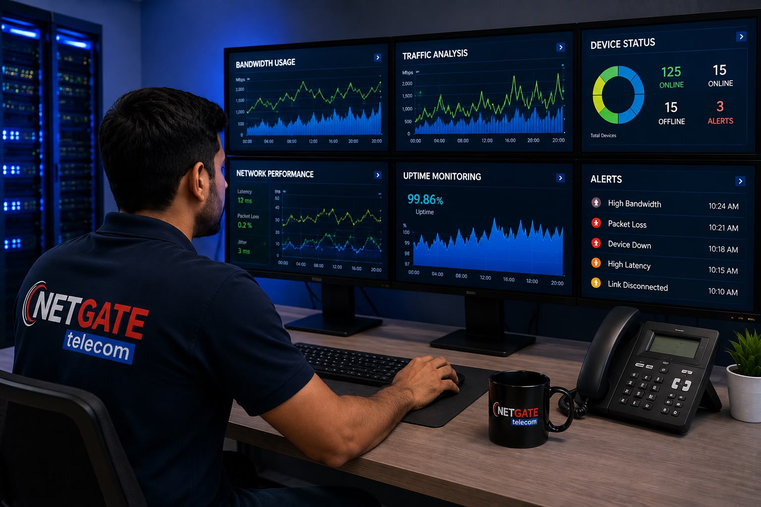 NetGate Telecom Manage and Monitor